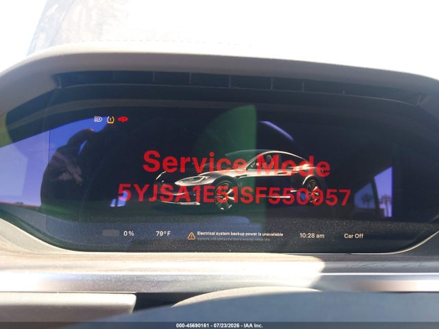 Aukcja sprzedaży 2025 Tesla Model S Rear-wheel Drive, vin: 5YJSA1E51SF550957, numer aukcji: 45690161