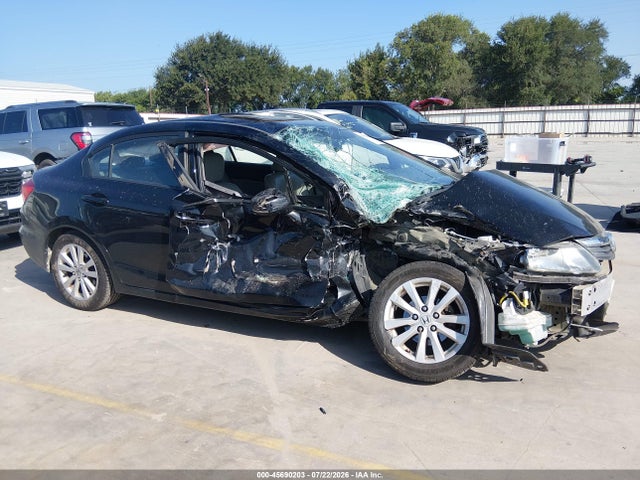 Продаж на аукціоні авто 2012 Honda Civic Ex-l, vin: 19XFB2F97CE071441, номер лоту: 45690203