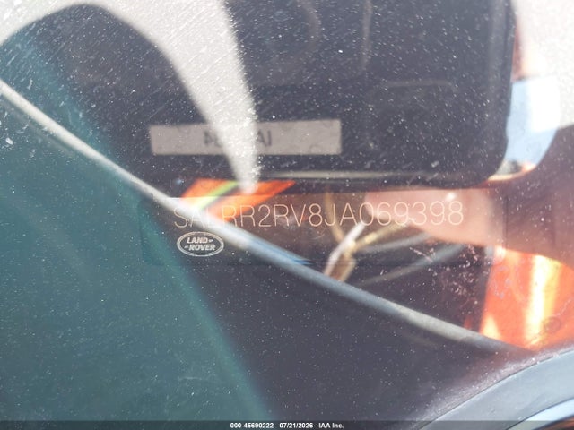 Aukcja sprzedaży 2018 Land Rover Discovery Hse, vin: SALRR2RV8JA069398, numer aukcji: 45690222