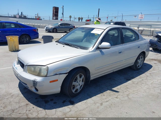 2002 Hyundai Elantra Gls მანქანა იყიდება აუქციონზე, vin: KMHDN45D12U304287, აუქციონის ნომერი: 45690297