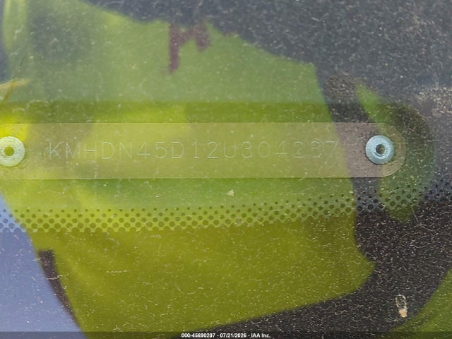 2002 Hyundai Elantra Gls მანქანა იყიდება აუქციონზე, vin: KMHDN45D12U304287, აუქციონის ნომერი: 45690297