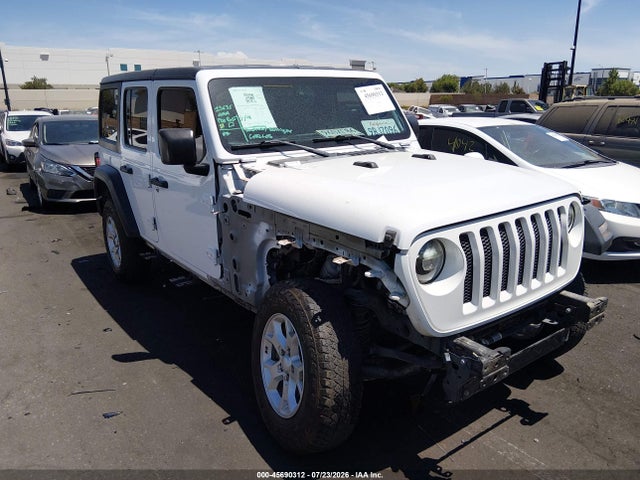 Aukcja sprzedaży 2018 Jeep Wrangler Unlimited Sport S 4x4, vin: 1C4HJXDG8JW224339, numer aukcji: 45690312