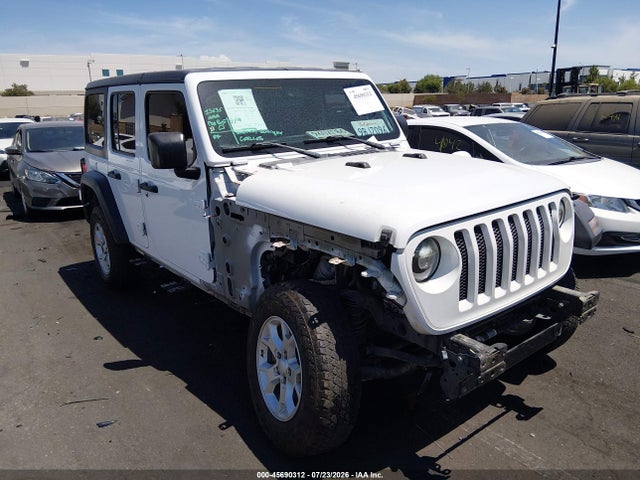Aukcja sprzedaży 2018 Jeep Wrangler Unlimited Sport S 4x4, vin: 1C4HJXDG8JW224339, numer aukcji: 45690312