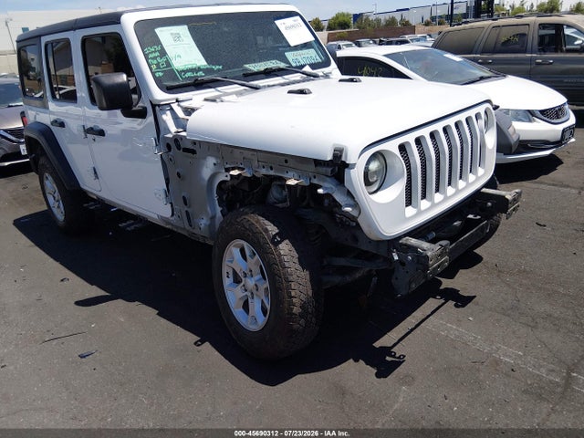 Aukcja sprzedaży 2018 Jeep Wrangler Unlimited Sport S 4x4, vin: 1C4HJXDG8JW224339, numer aukcji: 45690312