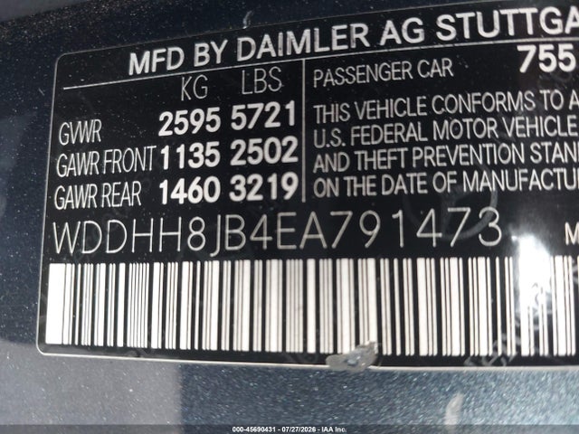 Mercedes-Benz E 350 4matic 2014 WDDHH8JB4EA791473 Image 9