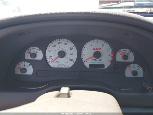 45690546 :رقم المزاد ، 1FAFP48Y84F209003 vin ، 2004 Ford Mustang Cobra مزاد بيع