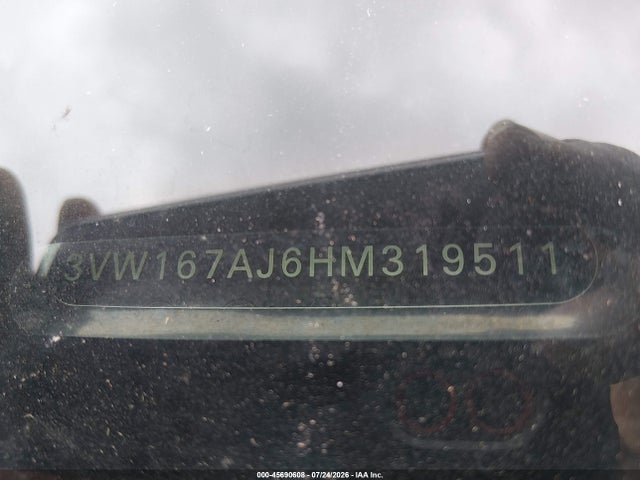 3VW167AJ6HM319511 Volkswagen Jetta 1.4t S