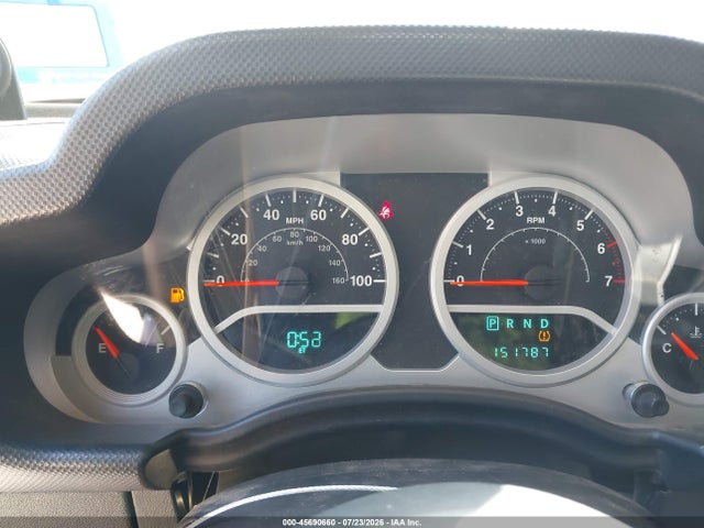 2009 Jeep Wrangler Unlimited Sahara მანქანა იყიდება აუქციონზე, vin: 1J4GA59199L781644, აუქციონის ნომერი: 45690660