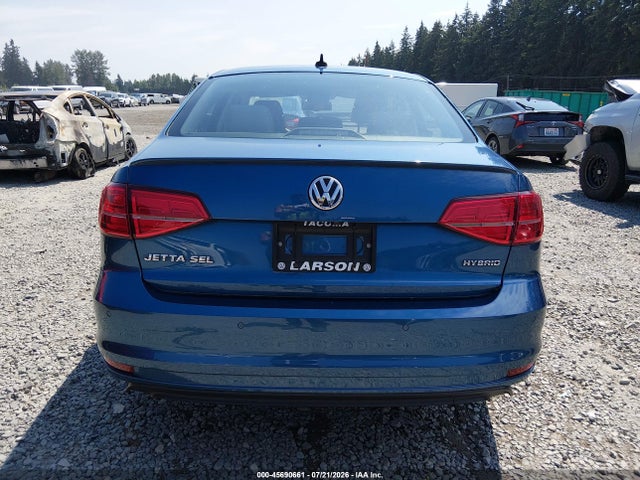 2016 Volkswagen Jetta Hybrid Sel Premium მანქანა იყიდება აუქციონზე, vin: 3VW637AJ6GM234925, აუქციონის ნომერი: 45690661