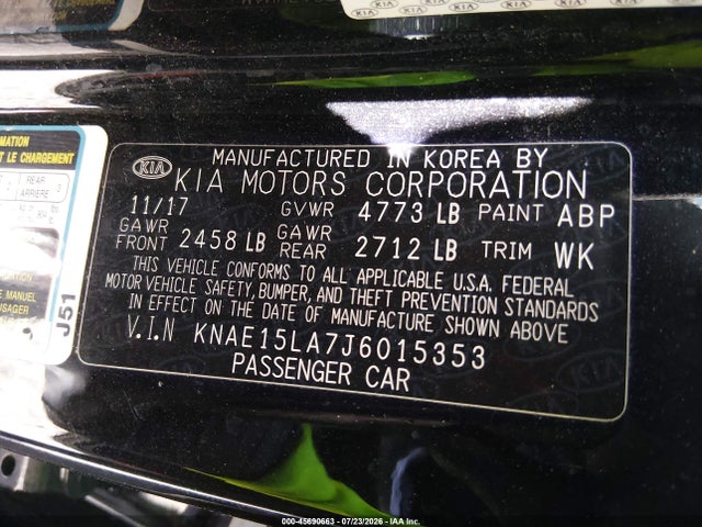 Aukcja sprzedaży 2018 Kia Stinger, vin: KNAE15LA7J6015353, numer aukcji: 45690663