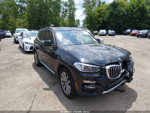 2019 Bmw X3 Xdrive30i მანქანა იყიდება აუქციონზე, vin: 5UXTR9C54KLR04643, აუქციონის ნომერი: 45690746