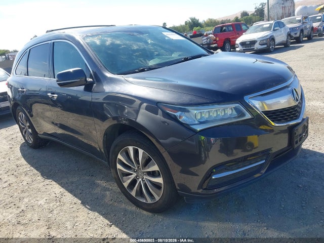 Продаж на аукціоні авто 2016 Acura Mdx Technology   Acurawatch Plus Packages/technology Package, vin: 5FRYD4H45GB054488, номер лоту: 45690803