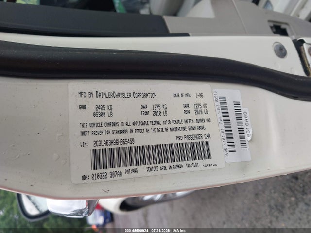 Продаж на аукціоні авто 2006 Chrysler 300c, vin: 2C3LA63H96H365459, номер лоту: 45690924