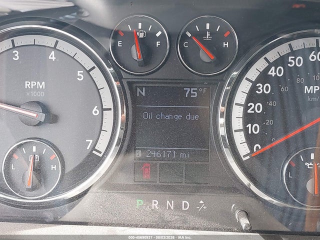 45690937 :رقم المزاد ، 1D3HB13T69S743246 vin ، 2009 Dodge Ram 1500 Slt/sport/trx مزاد بيع