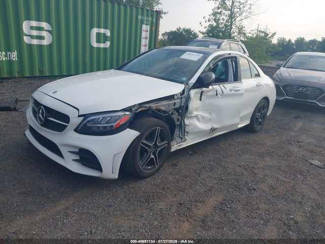 45691134 :رقم المزاد ، WDDWF8EB7LR563988 vin ، 2020 Mercedes-benz C 300 4matic مزاد بيع