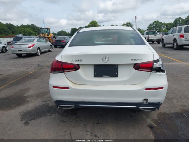 Продаж на аукціоні авто 2019 Mercedes-benz A 220 4matic, vin: WDD3G4FB9KW032444, номер лоту: 45691228