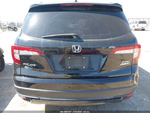 2022 Honda Pilot Awd Sport მანქანა იყიდება აუქციონზე, vin: 5FNYF6H36NB086961, აუქციონის ნომერი: 45691267