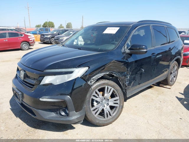 2022 Honda Pilot Awd Sport მანქანა იყიდება აუქციონზე, vin: 5FNYF6H36NB086961, აუქციონის ნომერი: 45691267