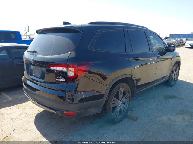 2022 Honda Pilot Awd Sport მანქანა იყიდება აუქციონზე, vin: 5FNYF6H36NB086961, აუქციონის ნომერი: 45691267