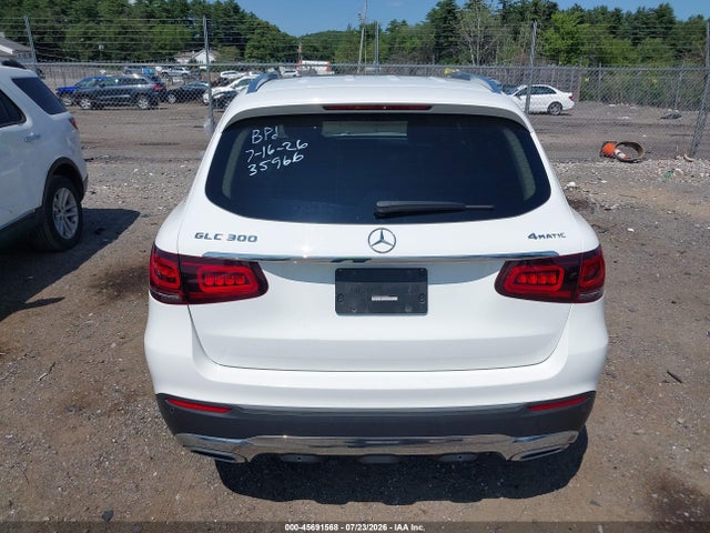 Aukcja sprzedaży 2020 Mercedes-benz Glc 300 4matic, vin: W1N0G8EB7LF803659, numer aukcji: 45691568