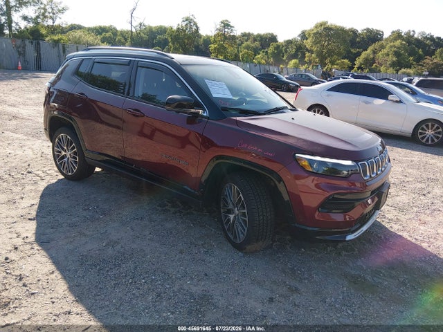 2022 Jeep Compass Limited 4x4 მანქანა იყიდება აუქციონზე, vin: 3C4NJDCB6NT147909, აუქციონის ნომერი: 45691645