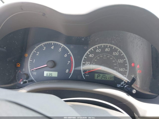 2009 Toyota Corolla Le მანქანა იყიდება აუქციონზე, vin: JTDBL40E699067472, აუქციონის ნომერი: 45691660