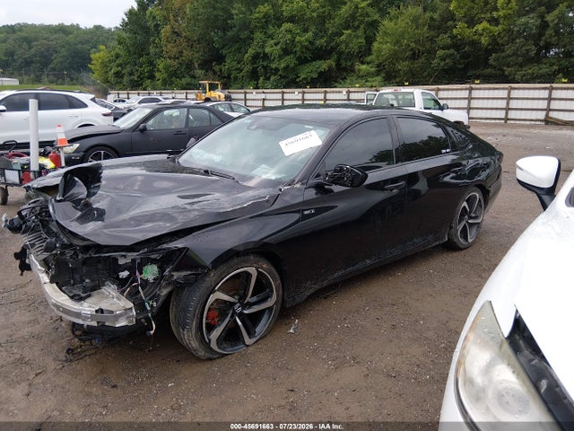 45691663 :رقم المزاد ، 1HGCV1F39NA001625 vin ، 2022 Honda Accord Sport مزاد بيع