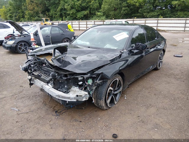 45691663 :رقم المزاد ، 1HGCV1F39NA001625 vin ، 2022 Honda Accord Sport مزاد بيع