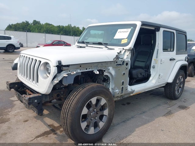 2018 Jeep Wrangler Unlimited Sahara მანქანა იყიდება აუქციონზე, vin: 1C4HJXEG4JW114354, აუქციონის ნომერი: 45691845