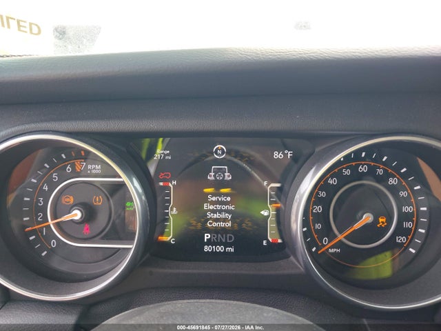 2018 Jeep Wrangler Unlimited Sahara მანქანა იყიდება აუქციონზე, vin: 1C4HJXEG4JW114354, აუქციონის ნომერი: 45691845