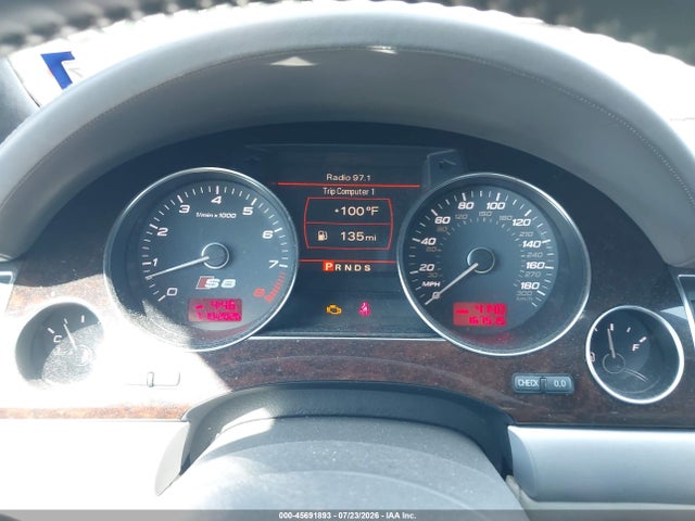 Aukcja sprzedaży 2008 Audi S8 5.2, vin: WAUPN94E58N005975, numer aukcji: 45691893