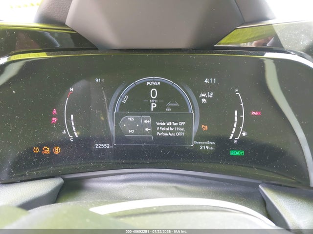 2025 Lexus Nx 350h Premium მანქანა იყიდება აუქციონზე, vin: 2T2GKCEZ5SC036773, აუქციონის ნომერი: 45692281