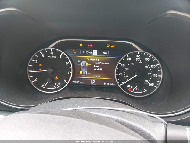 Aukcja sprzedaży 2022 Nissan Maxima Sr Xtronic Cvt, vin: 1N4AA6EV9NC501098, numer aukcji: 45692316