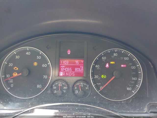 2009 Volkswagen Jetta Se/sel მანქანა იყიდება აუქციონზე, vin: 3VWRZ71K39M053482, აუქციონის ნომერი: 45692377