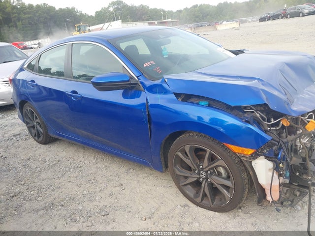 2019 Honda Civic Sport მანქანა იყიდება აუქციონზე, vin: 2HGFC2F80KH596849, აუქციონის ნომერი: 45692404