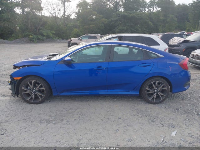 2019 Honda Civic Sport მანქანა იყიდება აუქციონზე, vin: 2HGFC2F80KH596849, აუქციონის ნომერი: 45692404