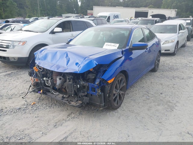 2019 Honda Civic Sport მანქანა იყიდება აუქციონზე, vin: 2HGFC2F80KH596849, აუქციონის ნომერი: 45692404