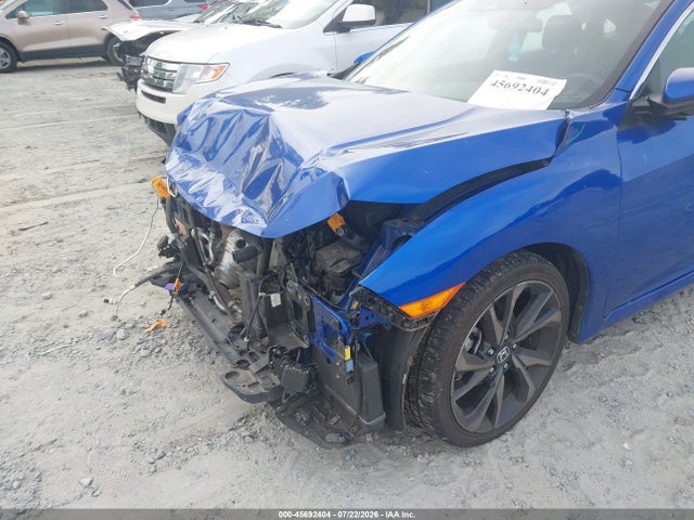 2019 Honda Civic Sport მანქანა იყიდება აუქციონზე, vin: 2HGFC2F80KH596849, აუქციონის ნომერი: 45692404