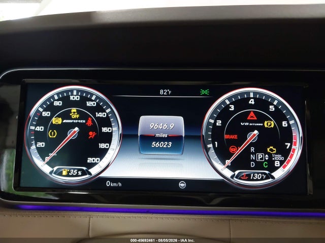 Aukcja sprzedaży 2017 Mercedes-benz Amg S 63 4matic, vin: WDDXK7JB2HA025527, numer aukcji: 45692461
