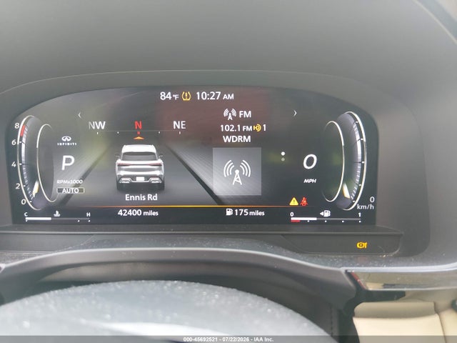 45692521 :رقم المزاد ، 5N1DL1FSXPC350182 vin ، 2023 Infiniti Qx60 Luxe Awd مزاد بيع
