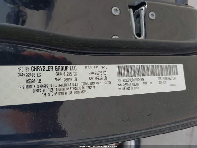 Продажа на аукционе авто 2012 Dodge Charger R/t, vin: 2C3CDXCT4CH134935, номер лота: 45692611