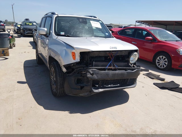 2018 Jeep Renegade Limited 4x4 მანქანა იყიდება აუქციონზე, vin: ZACCJBDBXJPG99456, აუქციონის ნომერი: 45692674
