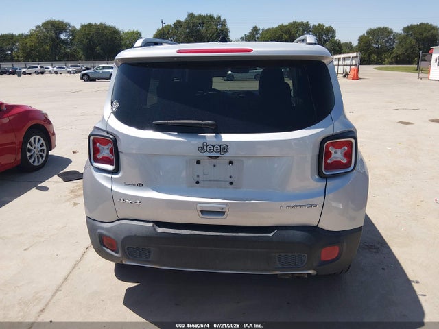 2018 Jeep Renegade Limited 4x4 მანქანა იყიდება აუქციონზე, vin: ZACCJBDBXJPG99456, აუქციონის ნომერი: 45692674