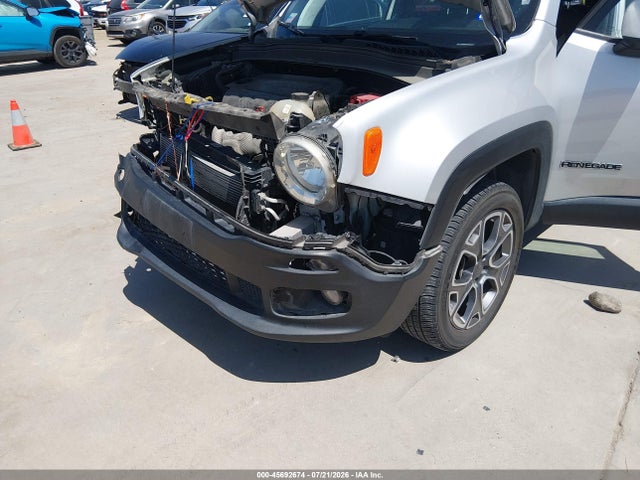 2018 Jeep Renegade Limited 4x4 მანქანა იყიდება აუქციონზე, vin: ZACCJBDBXJPG99456, აუქციონის ნომერი: 45692674