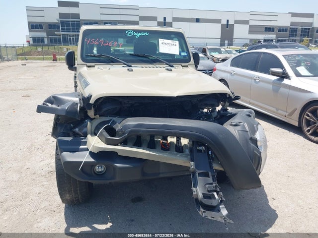 45692684 :رقم المزاد ، 1C4HJXDN0NW256156 vin ، 2022 Jeep Wrangler Unlimited Sport 4x4 مزاد بيع