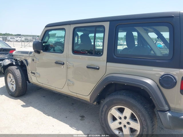 45692684 :رقم المزاد ، 1C4HJXDN0NW256156 vin ، 2022 Jeep Wrangler Unlimited Sport 4x4 مزاد بيع