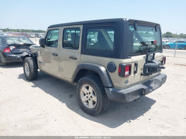 45692684 :رقم المزاد ، 1C4HJXDN0NW256156 vin ، 2022 Jeep Wrangler Unlimited Sport 4x4 مزاد بيع