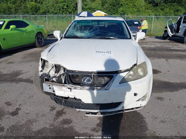 45692714 :رقم المزاد ، JTHBK262X62013275 vin ، 2006 Lexus Is 250 مزاد بيع
