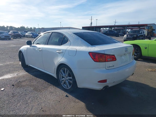 45692714 :رقم المزاد ، JTHBK262X62013275 vin ، 2006 Lexus Is 250 مزاد بيع