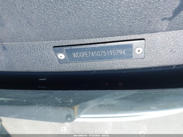 45692764 :رقم المزاد ، WD0PE745075195794 vin ، 2007 Dodge Sprinter Van 2500 مزاد بيع